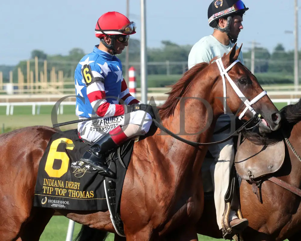 TIP TOP THOMAS - Indiana Derby - G3 - 07-05-25 - R12 - IND - Post Parade 01 Indiana Grand