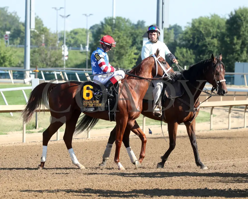 TIP TOP THOMAS - Indiana Derby - G3 - 07-05-25 - R12 - IND - Post Parade 02 Indiana Grand