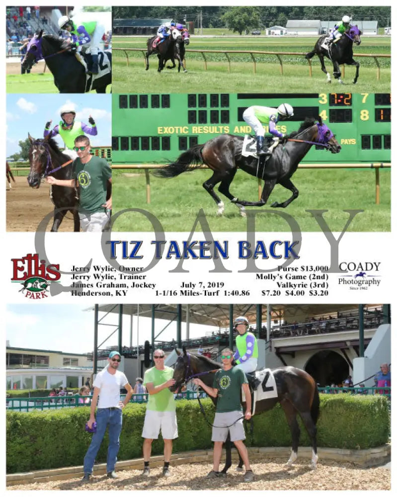 Tiz Taken Back - 07-07-19 R05 Elp Ellis Park