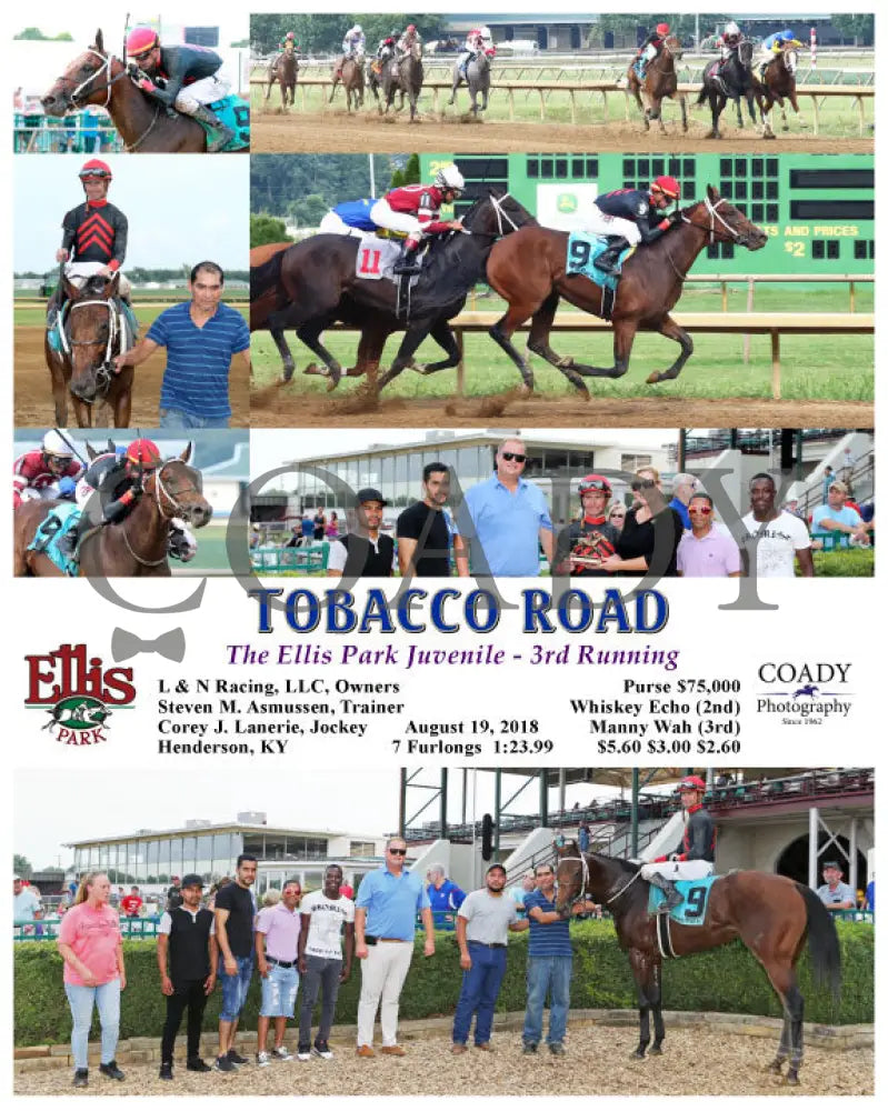 Tobacco Road - 081918 Race 09 Elp Ellis Park