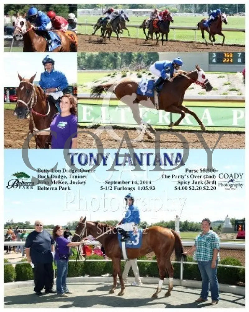 Tony Lantana - 091414 Race 02 Btp Belterra Park