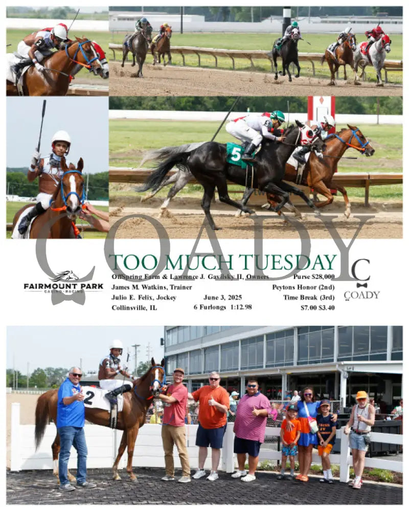 TOO MUCH TUESDAY - 06-03-25 - R06 - FP Fanduel Sportsbook Horse Racing