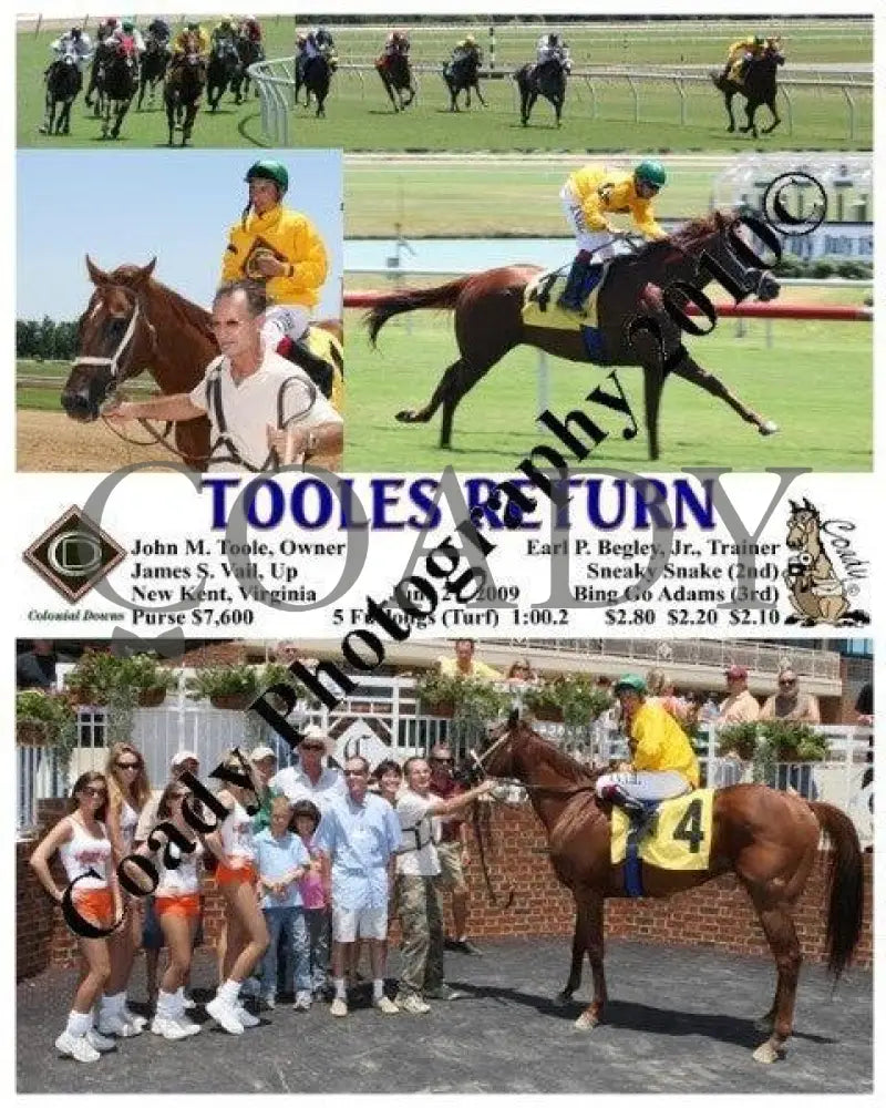 Tooles Return - 6 27 2009 Colonial Downs