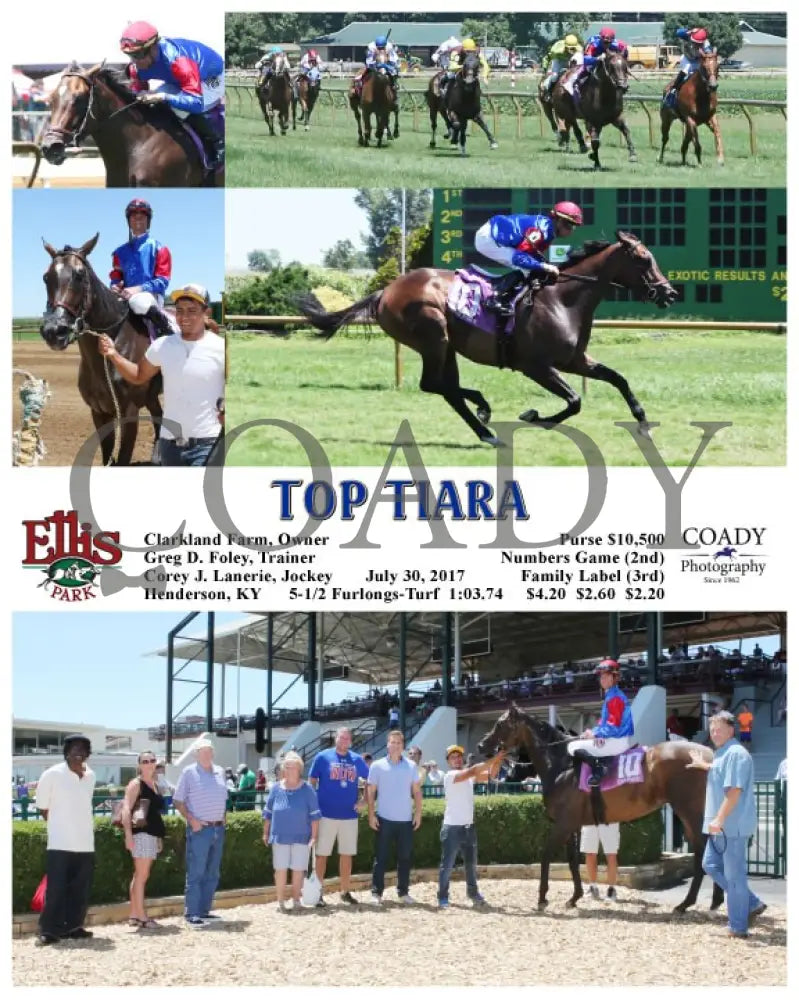 Top Tiara - 073017 Race 01 Elp Ellis Park