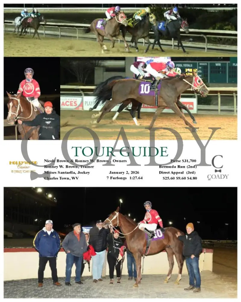 TOUR GUIDE - 01-02-26 - R08 - CT Hollywood Casino at Charles Town Races