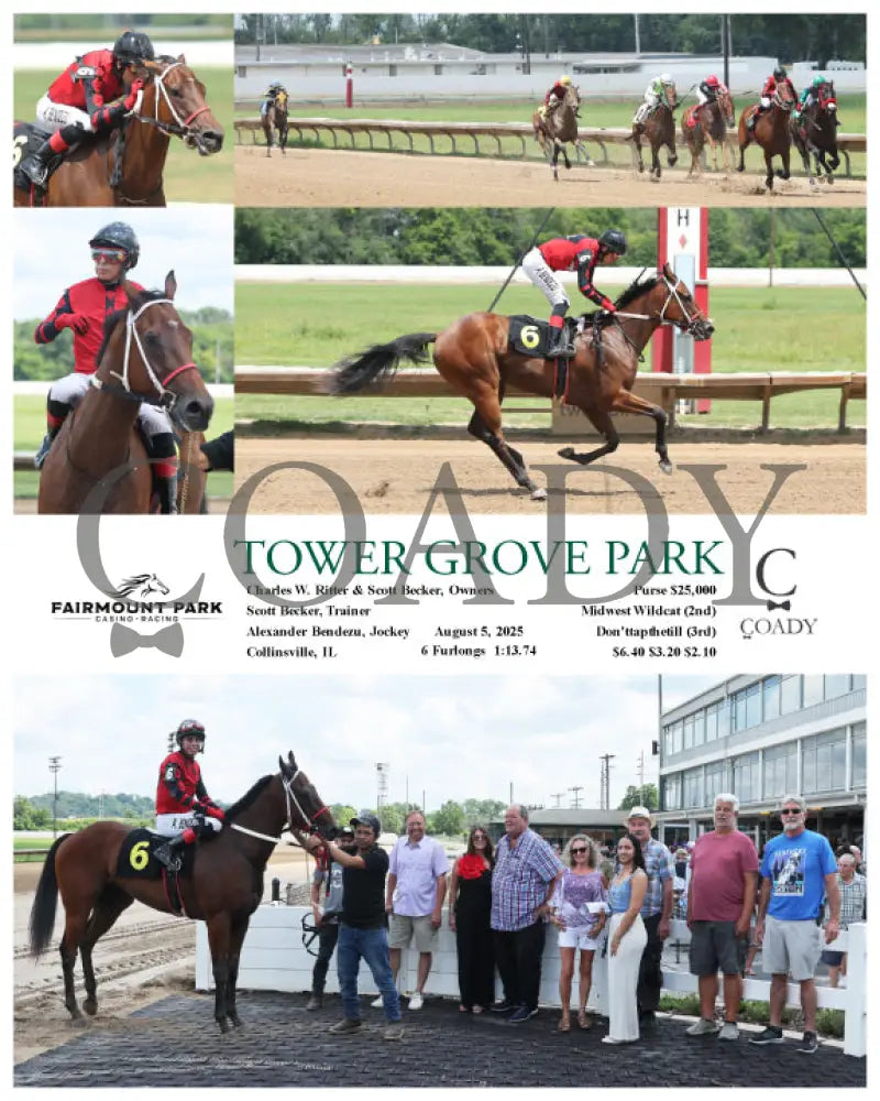 TOWER GROVE PARK - 08-05-25 - R01 - FP Fanduel Sportsbook Horse Racing