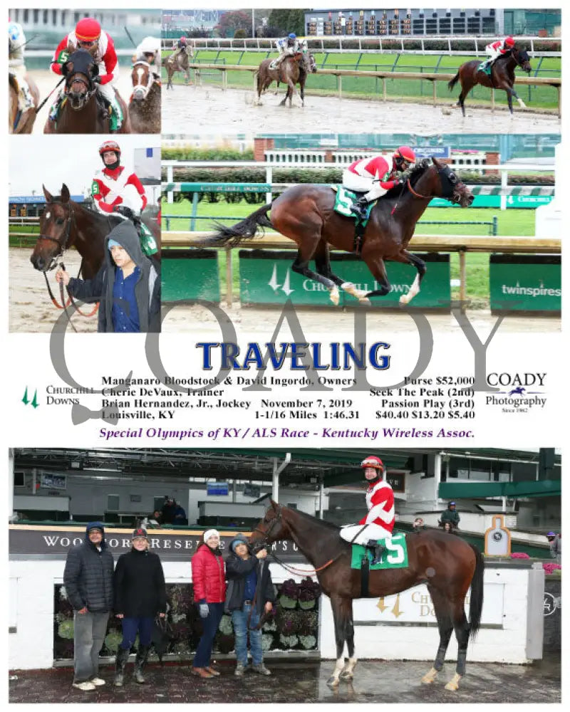Traveling - 11-07-19 R04 Cd Churchill Downs