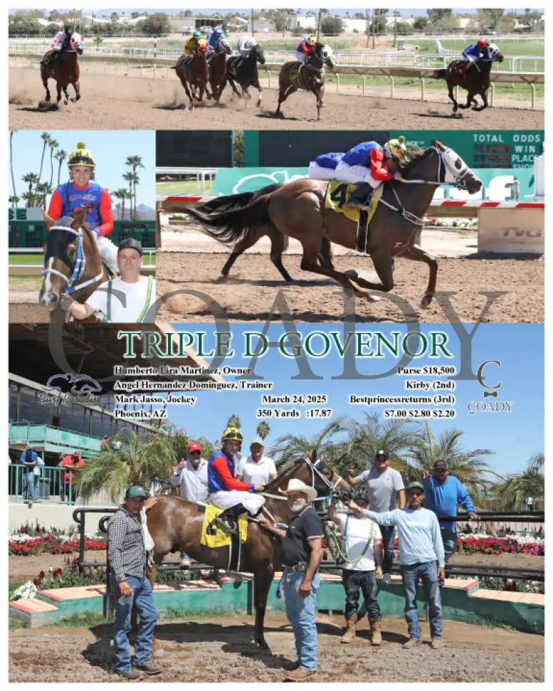 TRIPLE D GOVENOR - 03-24-25 - R01 - TUP Turf Paradise