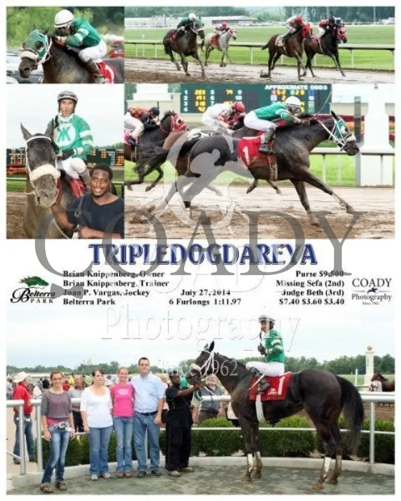 Tripledogdareya - 072714 Race 05 Btp Belterra Park