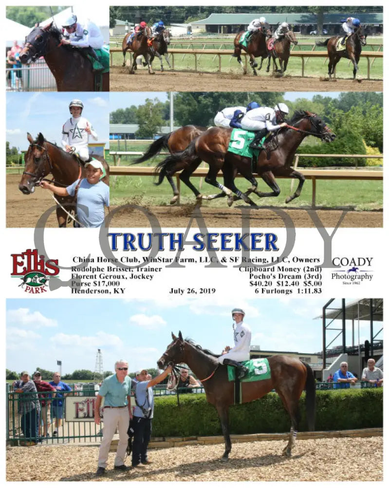 Truth Seeker - 07-26-19 R04 Elp Ellis Park