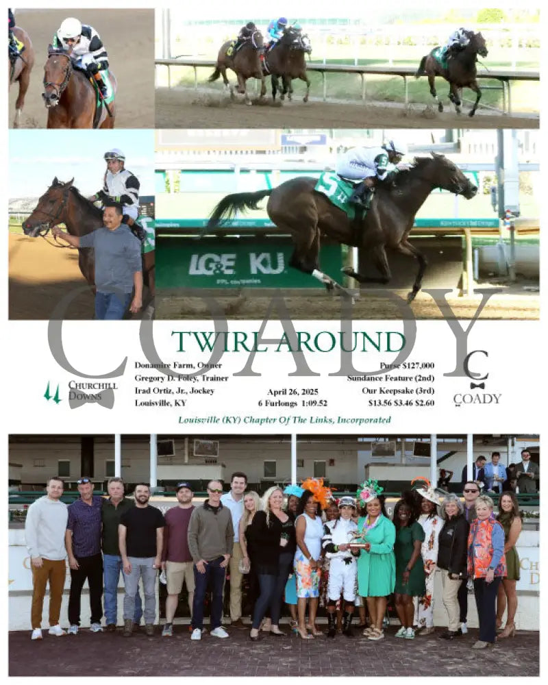TWIRL AROUND - 04-26-25 - R04 - CD- G Churchill Downs