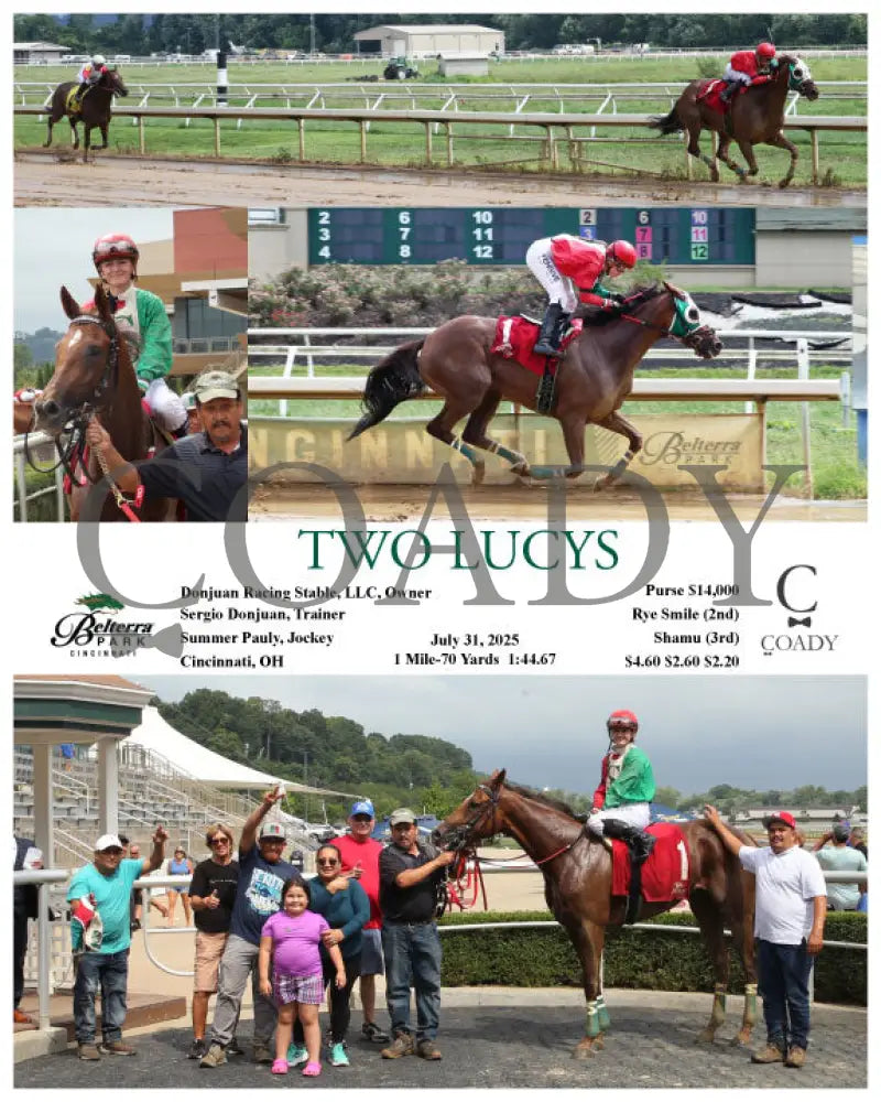 TWO LUCYS - 073125 - Race 08 - BTP Indiana Grand