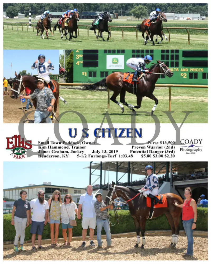 U S Citizen - 07-13-19 R03 Elp Ellis Park