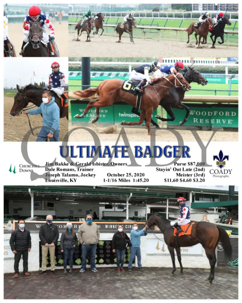 Ultimate Badger - 10-25-20 R05 Cd Churchill Downs