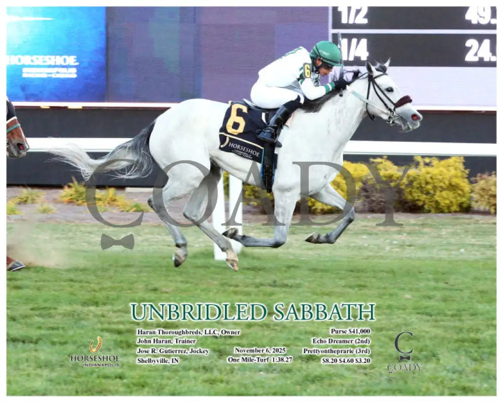 UNBRIDLED SABBATH - 11-06-25 - R06 - IND - Action Indiana Grand