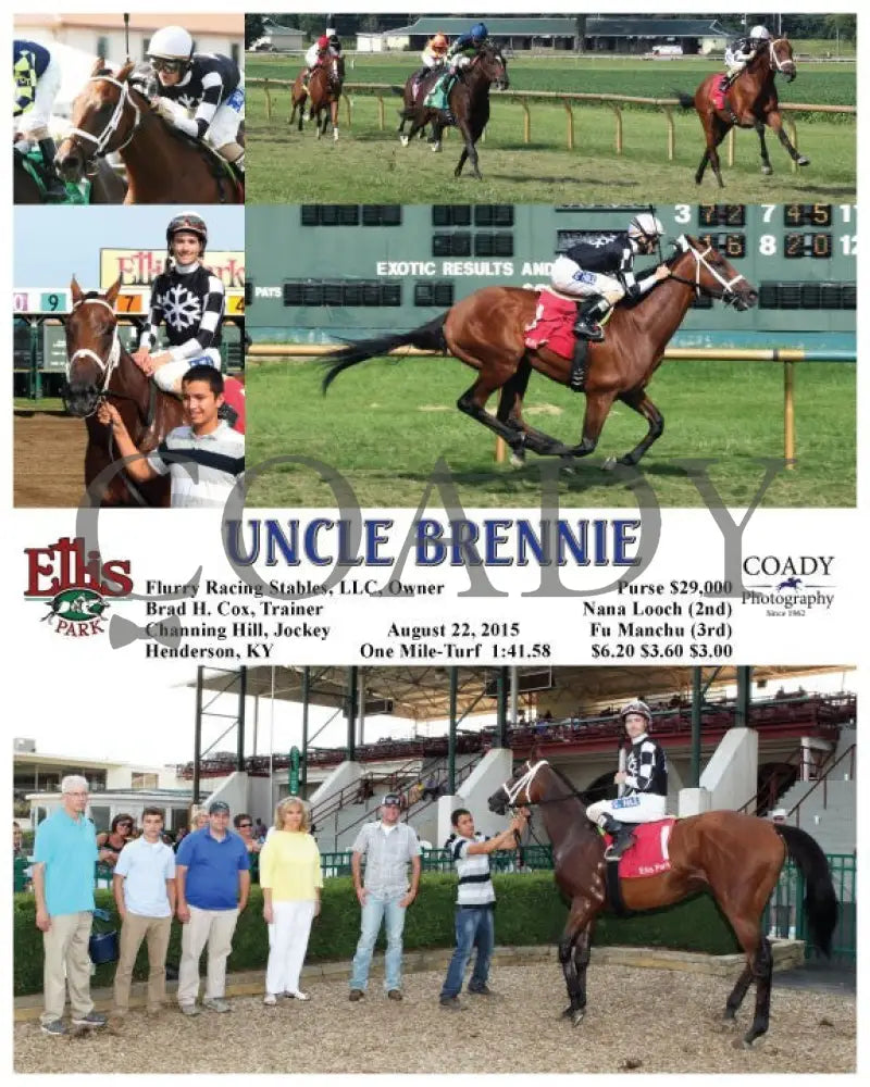 Uncle Brennie - 082215 Race 08 Elp Ellis Park