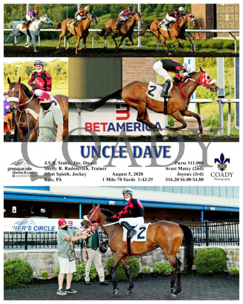 Uncle Dave - 08-05-20 R08 Pid Presque Isle Downs