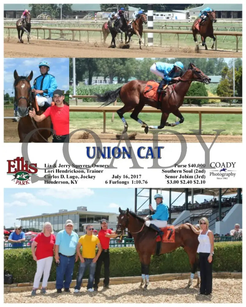 Union Cat - 071617 Race 03 Elp Ellis Park