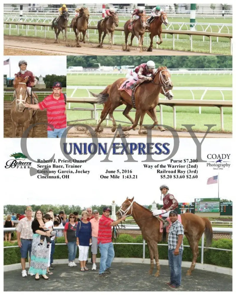 Union Express - 060516 Race 07 Btp Belterra Park