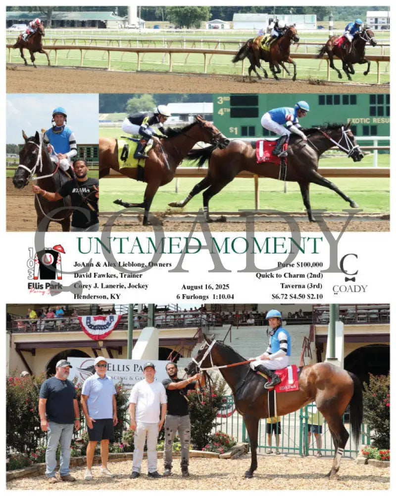UNTAMED MOMENT - 08-16-25 - R02 - ELP Ellis Park