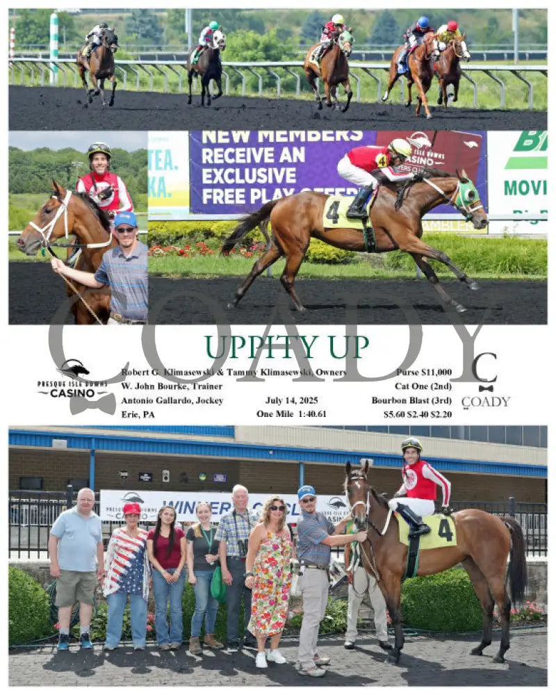 UPPITY UP - 07-14-25 - R02 - PID Presque Isle Downs