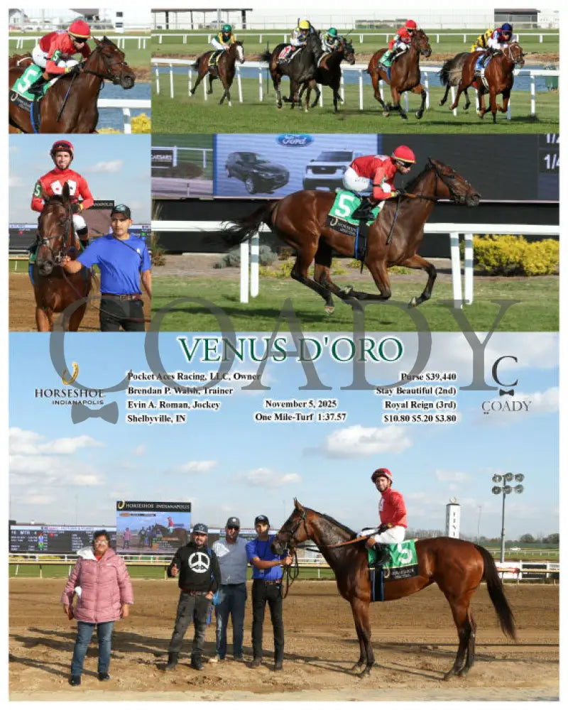 VENUS D’ORO - 11-05-25 - R03 - IND Indiana Grand