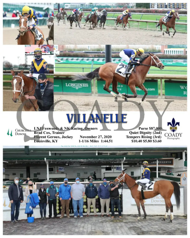 Villanelle - 11-27-20 R08 Cd Churchill Downs
