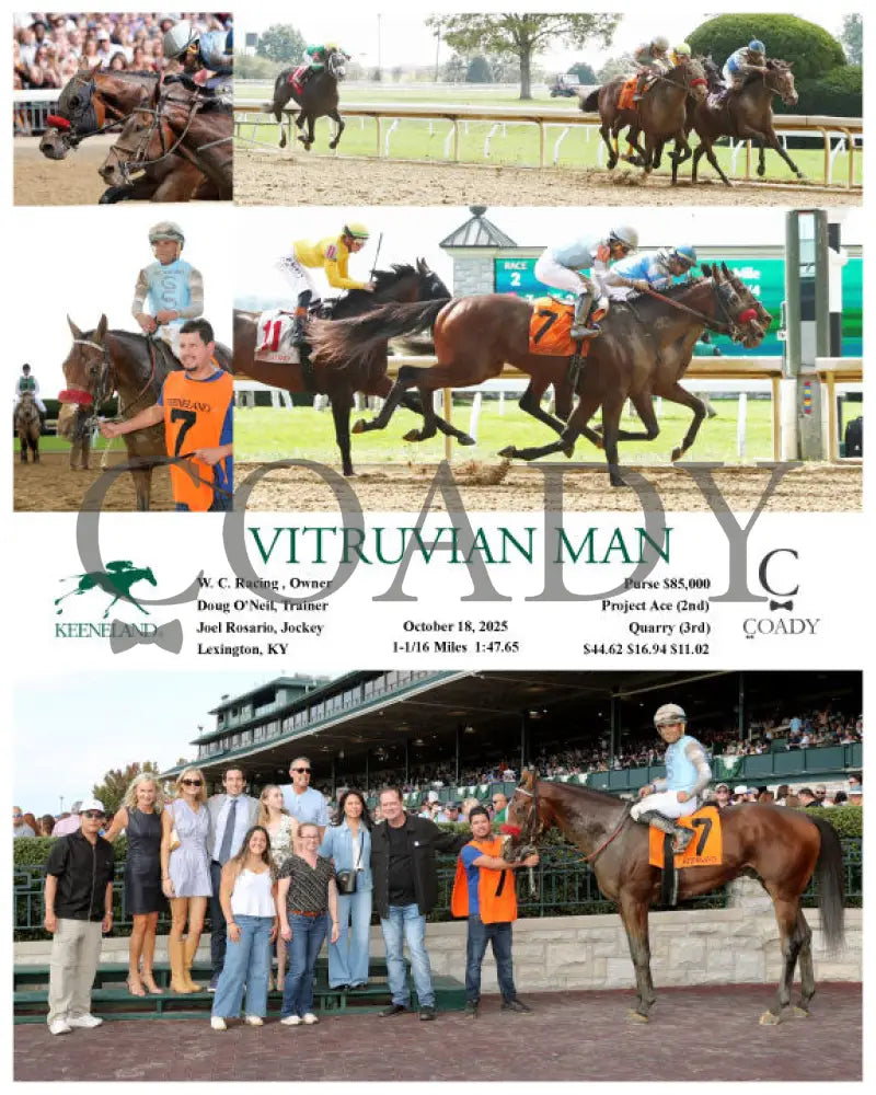 VITRUVIAN MAN - 101825 - Race 02 - KEE Keeneland