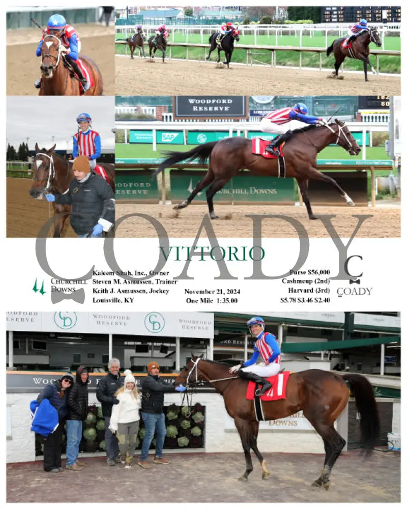 Vittorio - 112124 Race 01 Cd Churchill Downs