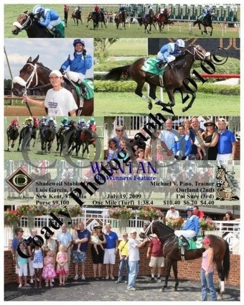 Wantan - The Winners Feature 7 19 2009 Colonial Downs