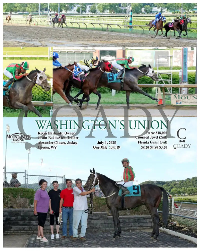 WASHINGTON’S UNION - 07-01-25 - R02 - MNR Mountaineer Park