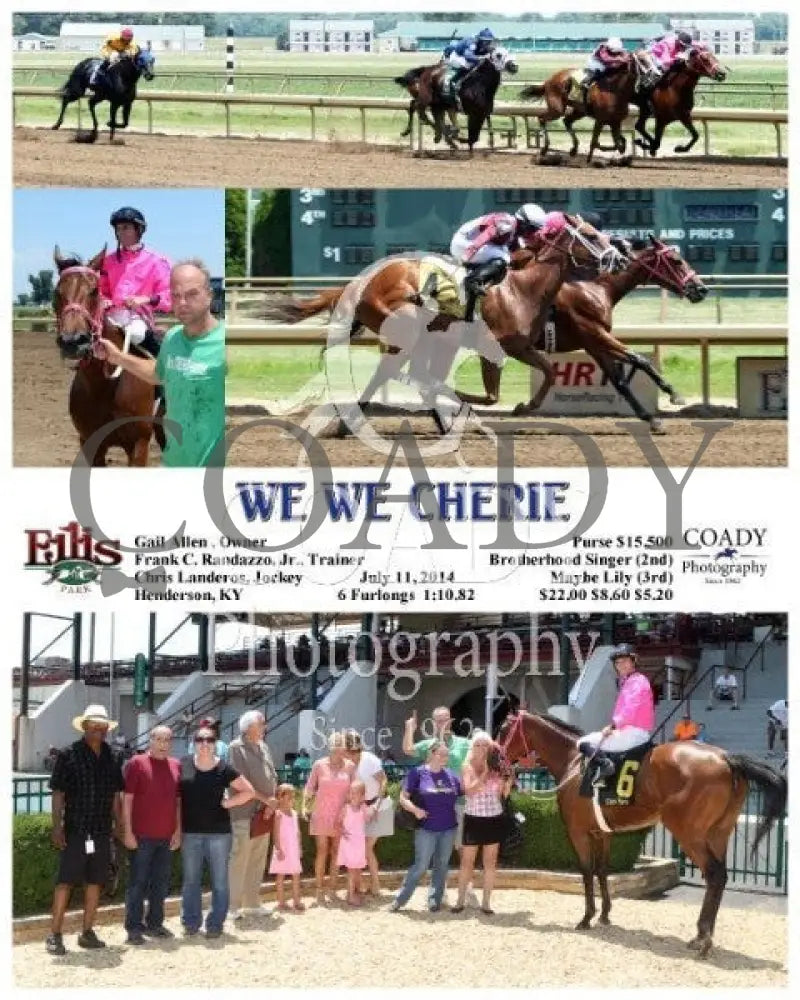 We Cherie - 071114 Race 02 Elp Ellis Park