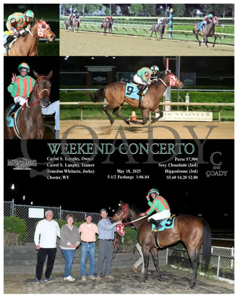WEEKEND CONCERTO - 05-18-25 - R08 - MNR Mountaineer Park