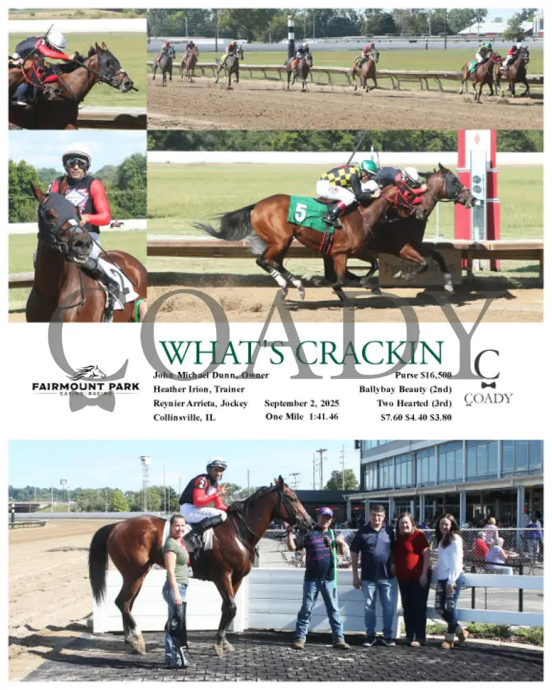 WHAT’S CRACKIN 09 02 25 R04 FP Fanduel Sportsbook Horse Racing