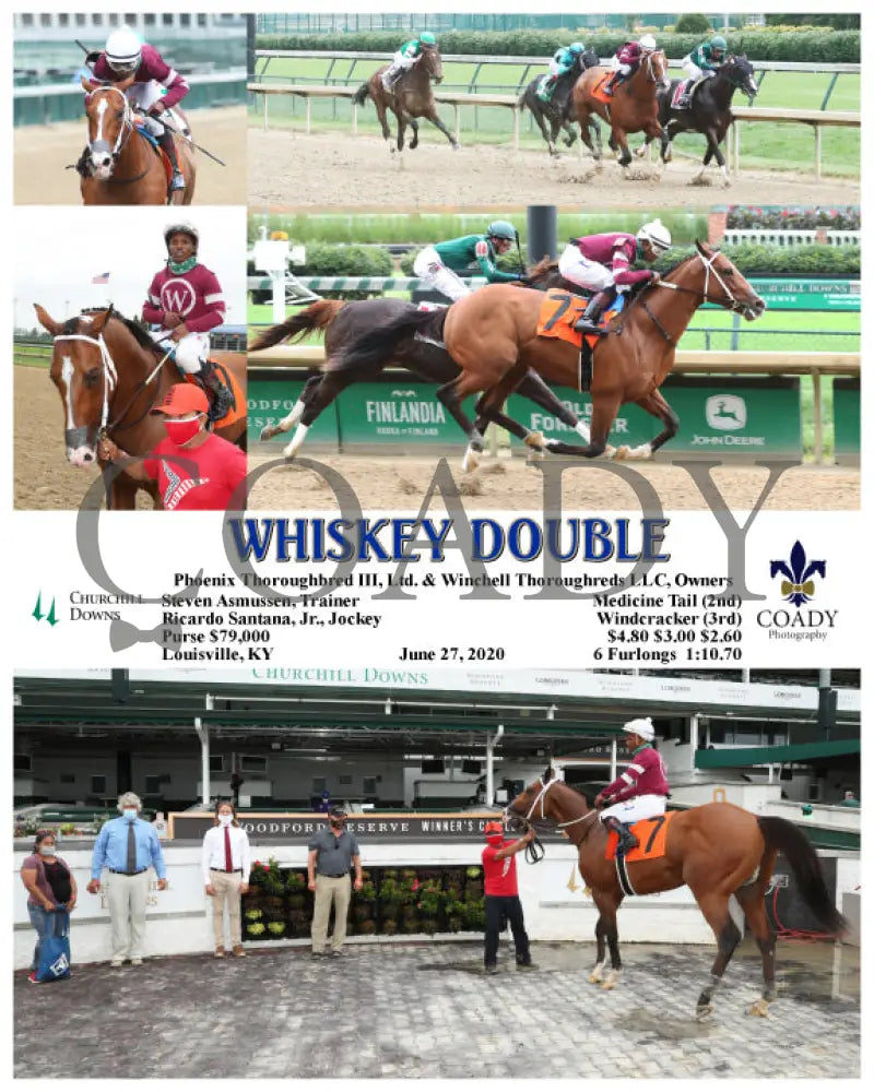 Whiskey Double - 06-27-20 R04 Cd Churchill Downs