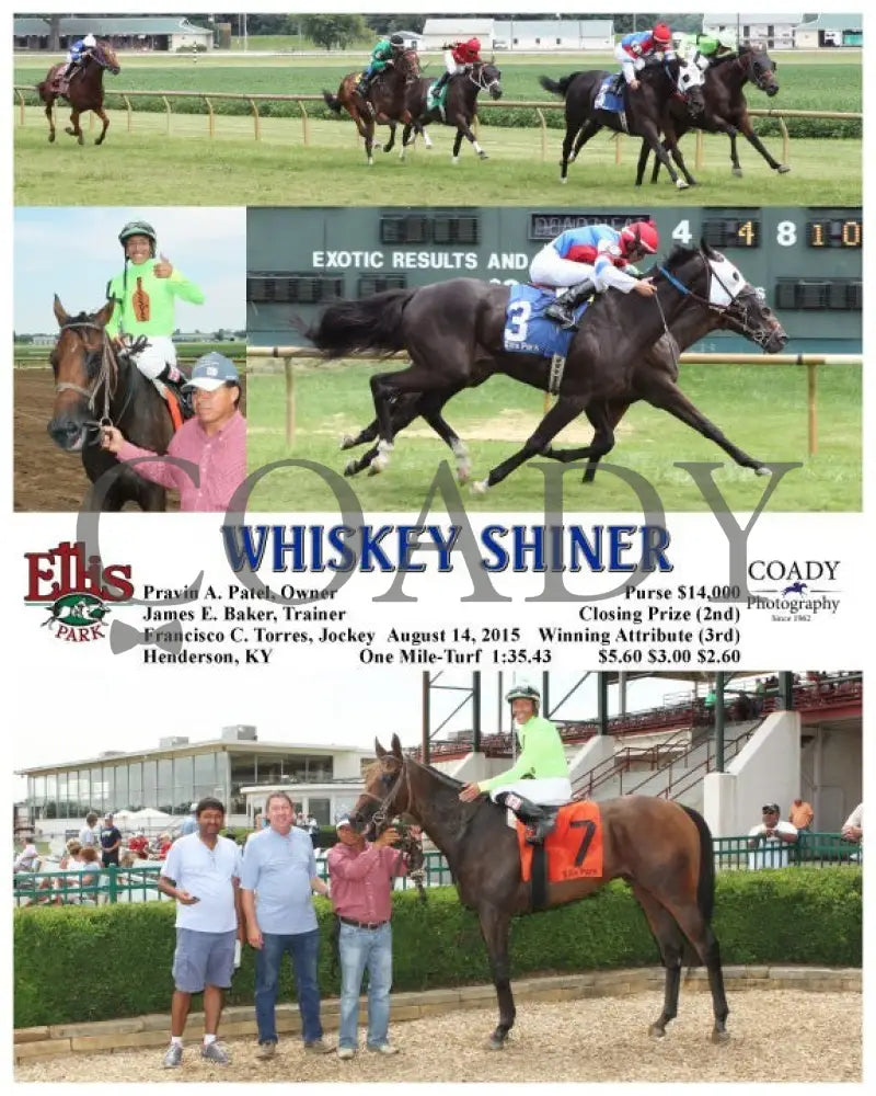 Whiskey Shiner - 081415 Race 01 Elp Ellis Park