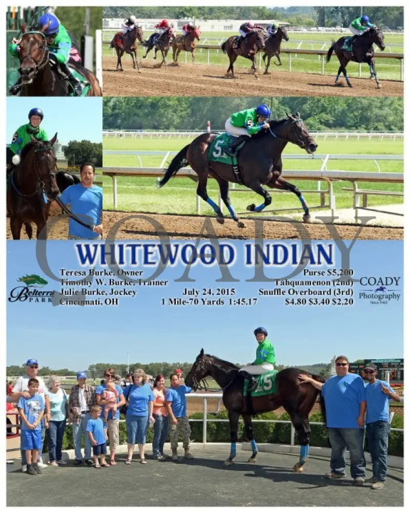 Whitewood Indian - 072415 Race 03 Btp Belterra Park