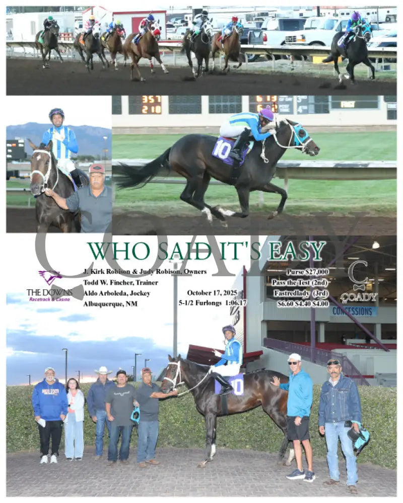 WHO SAID IT'S EASY - 10-17-25 - R01 - ALB - Coady Media - Kurtis Coady Photography
