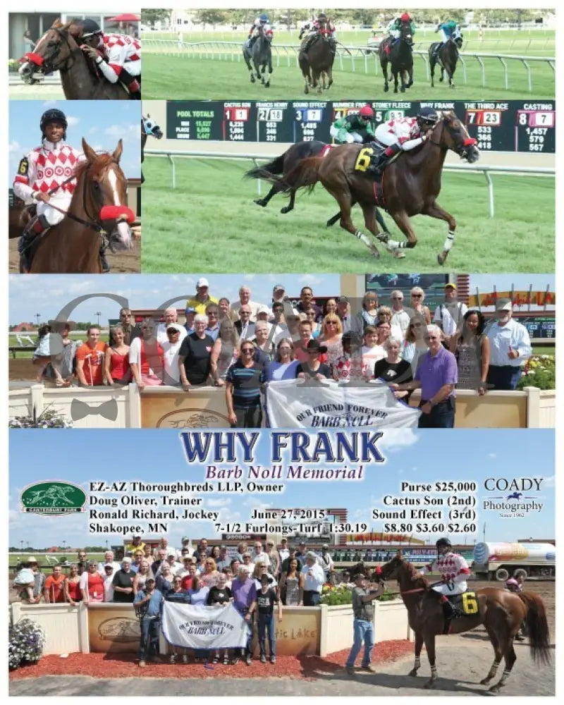 Why Frank - 062715 Race 06 Cby Canterbury Park