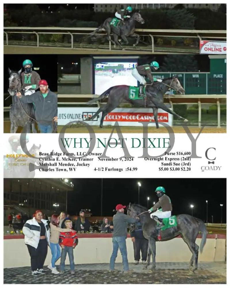 Why Not Dixie - 11-09-24 R05 Ct Hollywood Casino At Charles Town Races