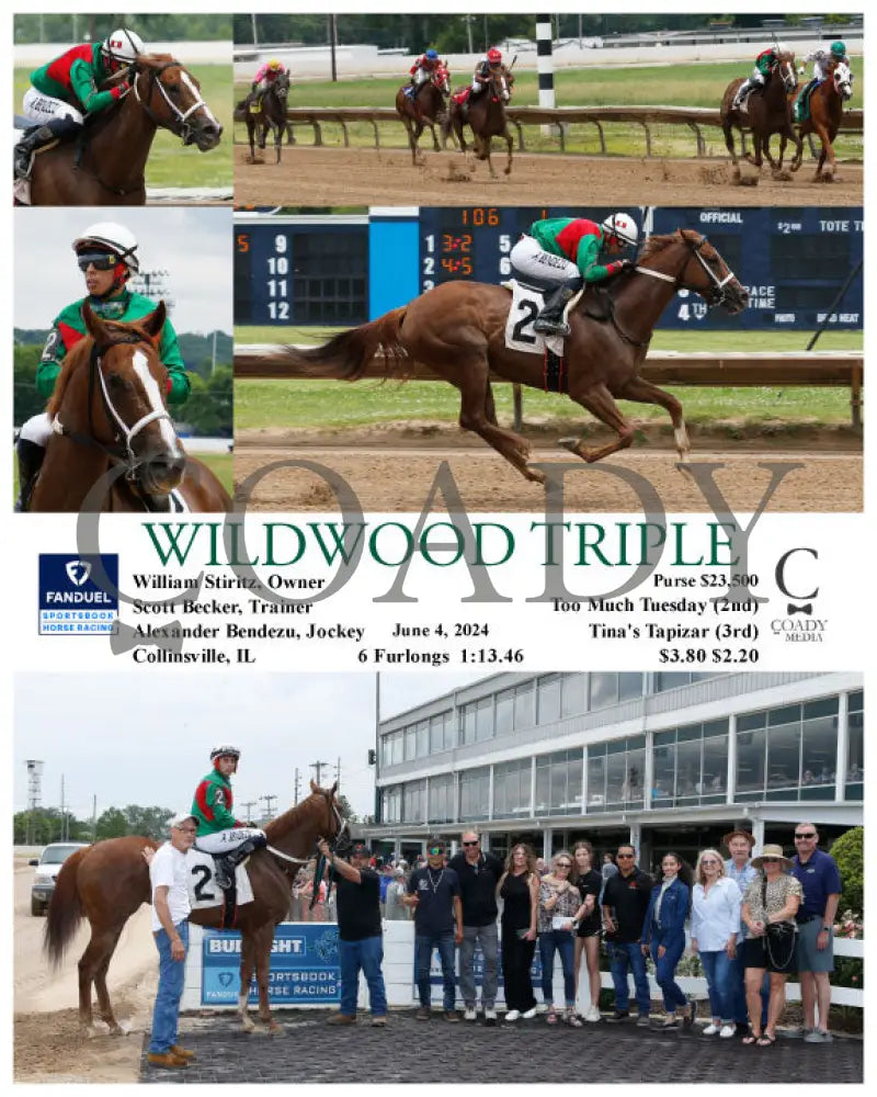 Wildwood Triple - 06-04-24 R01 Fan Fanduel Sportsbook Horse Racing