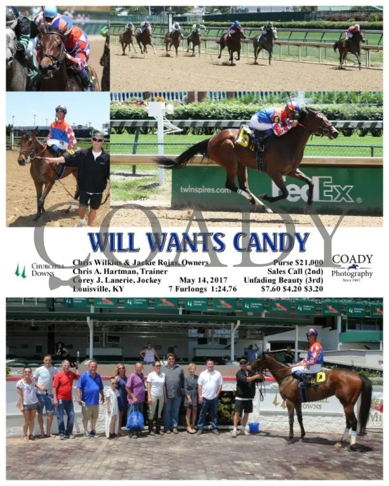 Will Wants Candy - 051417 Race 03 Cd Churchill Downs