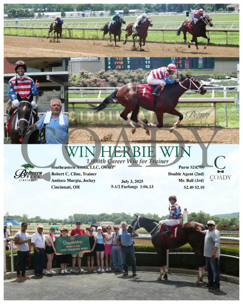 WIN HERBIE WIN - 070325 - Race 01 - BTP Indiana Grand