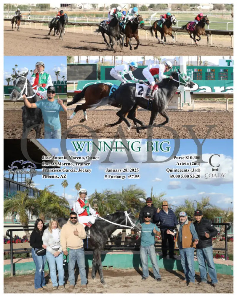 Winning Big - 01-28-25 R08 Tup Turf Paradise