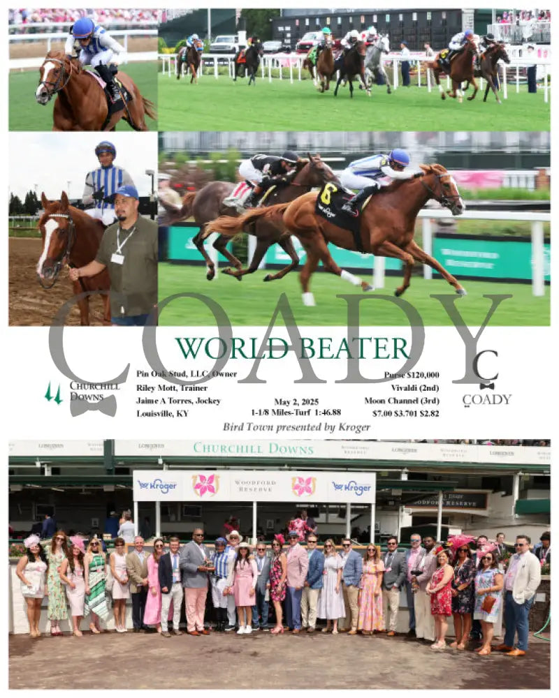 WORLD BEATER - 05-02-25 - R03 - CD - G Churchill Downs