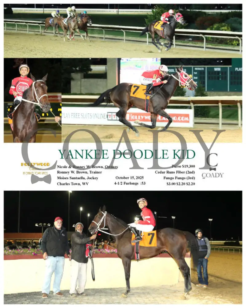 YANKEE DOODLE KID - 10-15-25 - R06 - CT Hollywood Casino at Charles Town Races