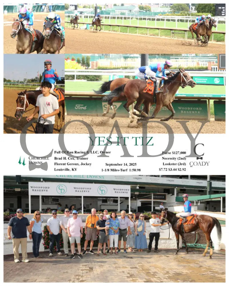 YES IT TIZ - 091425 - Race 09 - CD - Coady Media - Kurtis Coady Photography