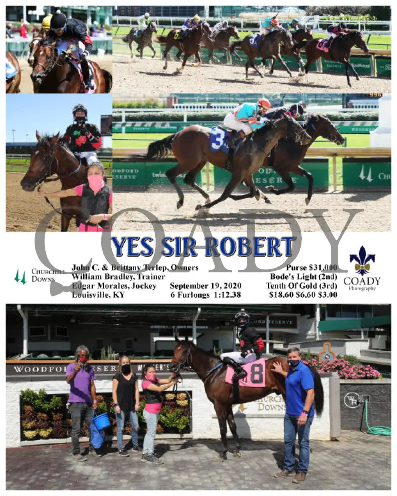 Yes Sir Robert - 09-19-20 R01 Cd Churchill Downs