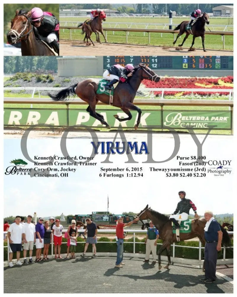 Yiruma - 090615 Race 02 Btp Belterra Park