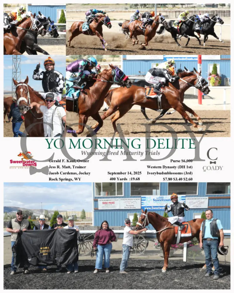 YO MORNING DELITE - Wyoming Bred Maturity Trials - 09-14-25 - R13 - SWF - Coady Media - Kurtis Coady Photography